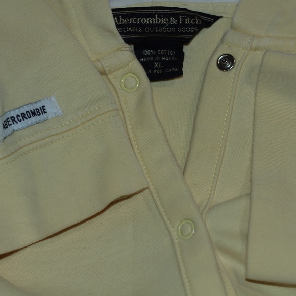 Abercrombie & Fitch Yellow Cotton Jacket - Picture 13 of 13